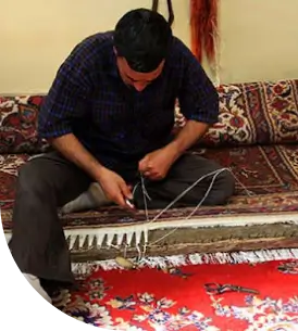 رفوگری در قالیشویی پیروزی